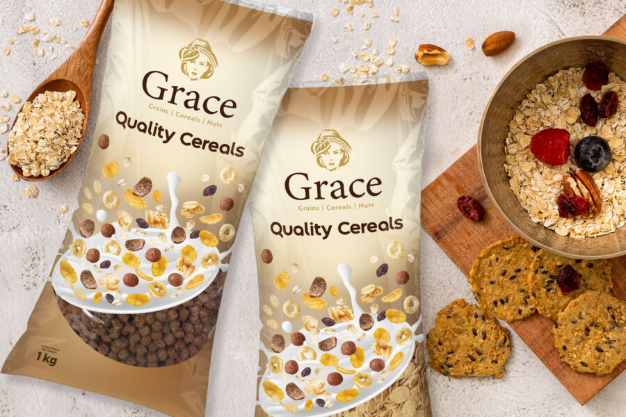 Grace Cereals Packaging