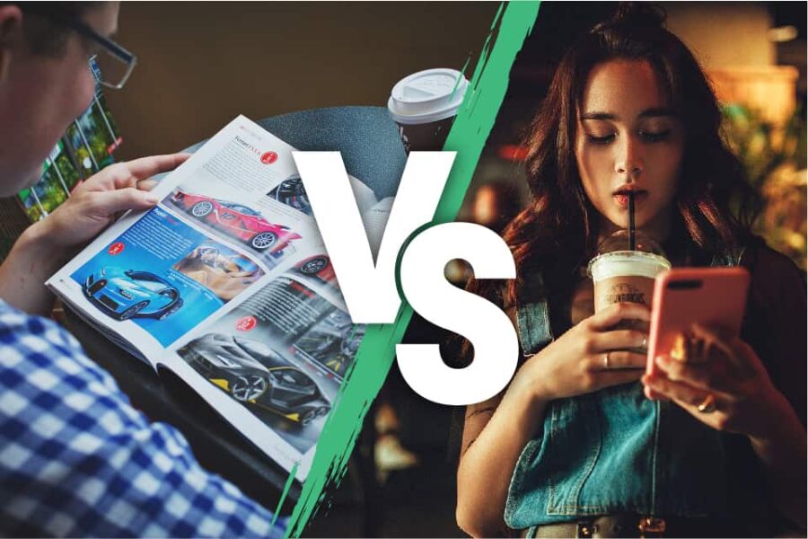 Paper vs. Digital in Advertising