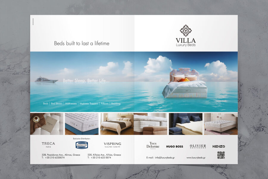 Villa Luxury Beds Advertisement