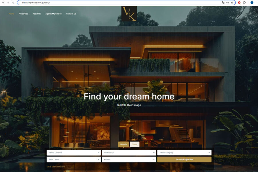 MyChoice Realty Website Design