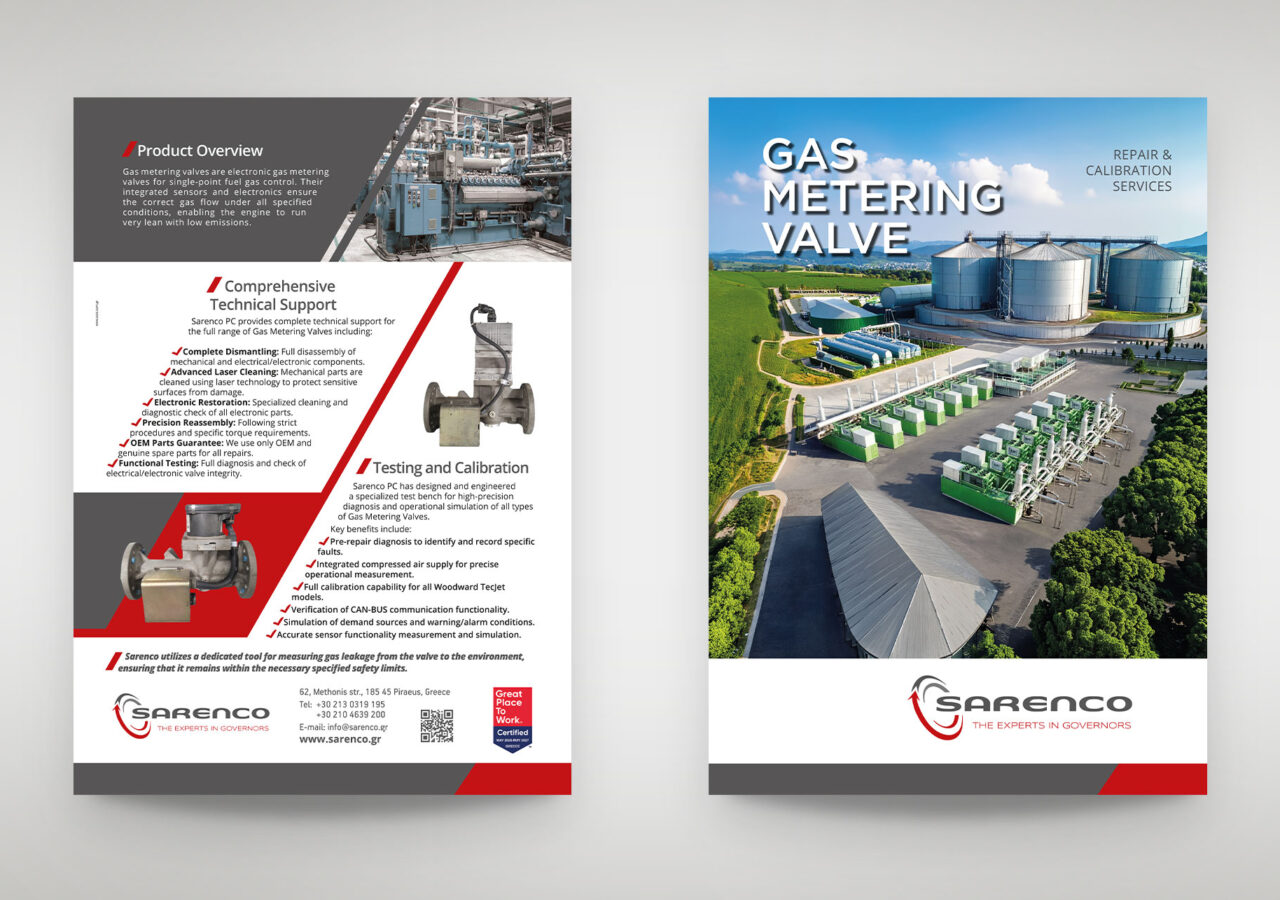SARENCO Product Brochure Design Gas Valves